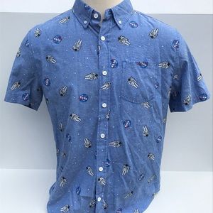 NASA button down men’s large